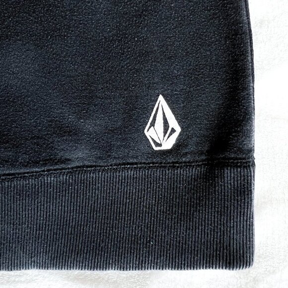 Men's Volcom Stone Graphic Sweatshirt | Hooded | Pull Over | Black | Size Small - Picture 6 of 9
